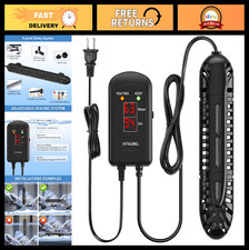 100W Submersible Aquarium Heater with LED Display, 5 Safety Features, 10-20 Gall