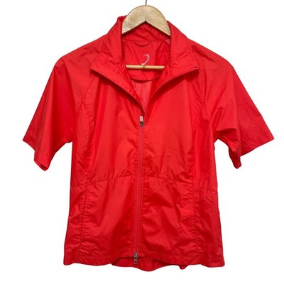 Zero Restriction Kelly Water Repellant Wind Jacket Womens Small Full Zip W333L
