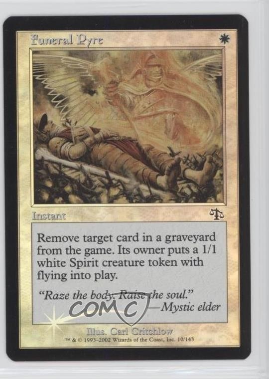 Funeral Pyre Foil Magic: Judgment #10 2002
