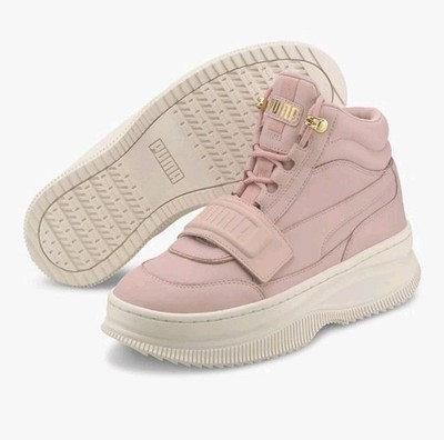 PUMA Boots Women's Size 10 US Marshmallow Pink Sneakers Chunky Platform EUC