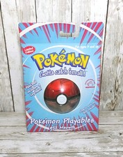 Pok mon Playables 52 Meowth Plush Keychain 1995 Applause Sealed