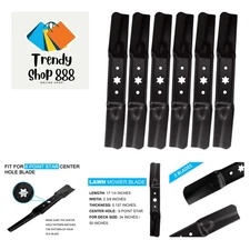 Lawn Mower Blades for Compatible MTD/Cub Cadet 50 Inch Decks - 6 Pack