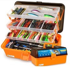 Tackle Box, Tackle Included, 547Pcs Fishing Lures Kit - Pliers, Crankbait, Hooks