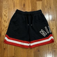 Nike Shorts Sportswear Air Fleece Gym Basketball Black Mens Medium AR1829 Sweat