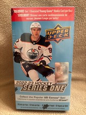 2022-23 Upper Deck Series 1 Hockey Blaster Box w/Oversized Card - Factory Sealed