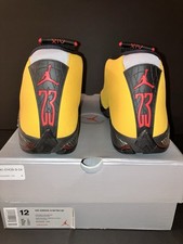 NEW DS 2019 Nike Air Jordan Gold Yellow Reverse FERRARI BQ3685-706 Size 12