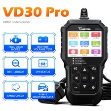 Auto Obd2 Scanner Check Engine Light Fault Code Reader Live Data Diagnostic Tool