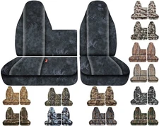 Fits 2005-2010 Hino 145/165/185 truck 40/60 bench seat covers camouflage