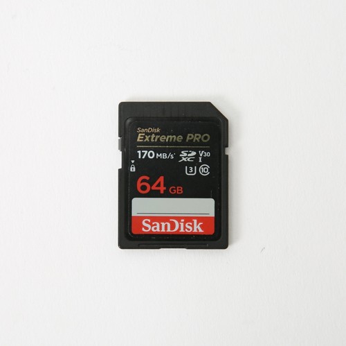 SanDisk Extreme PRO 64GB SDXC Memory Card ( 170MB/s, U3, V30, UHS-I, Class 10 )