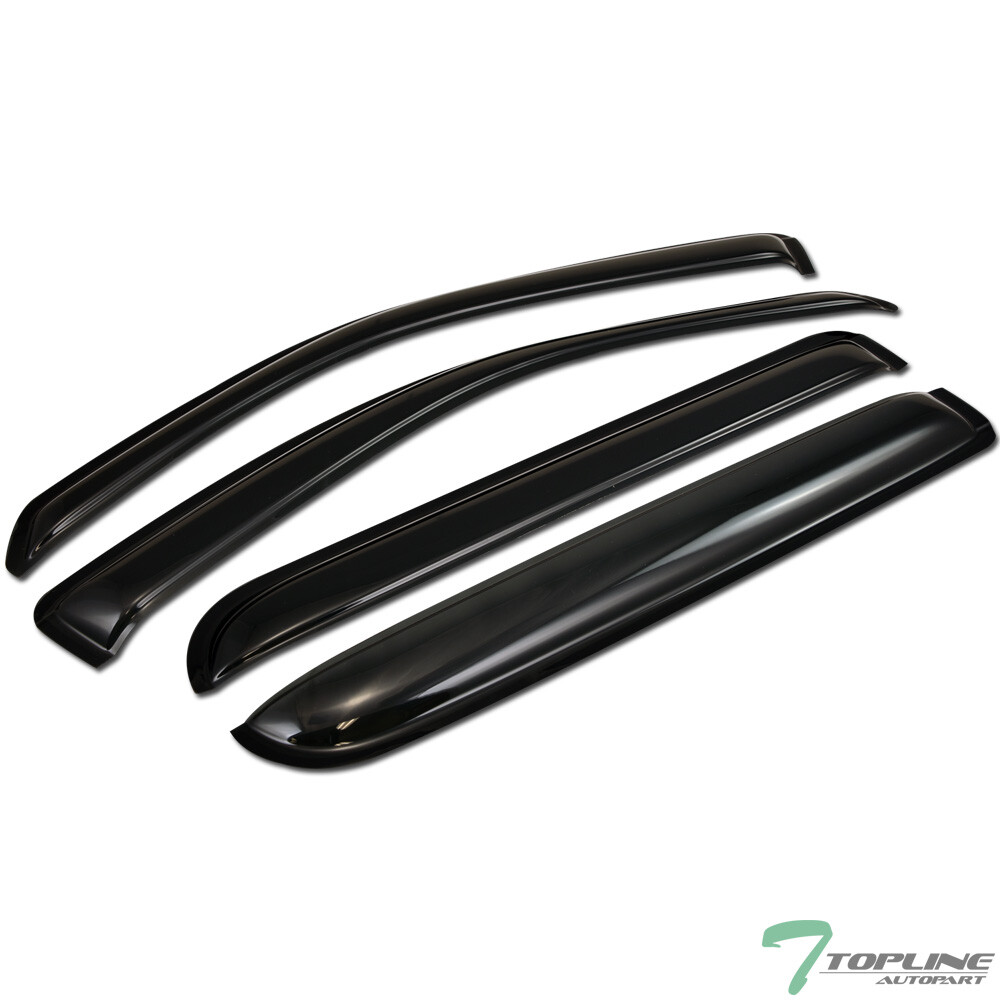 Topline For 2002-2010 Ford Explorer 4 Door Rain Guard Vent Shade Window Visors