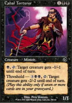 Cabal Torturer - Foil NM, English MTG Torment