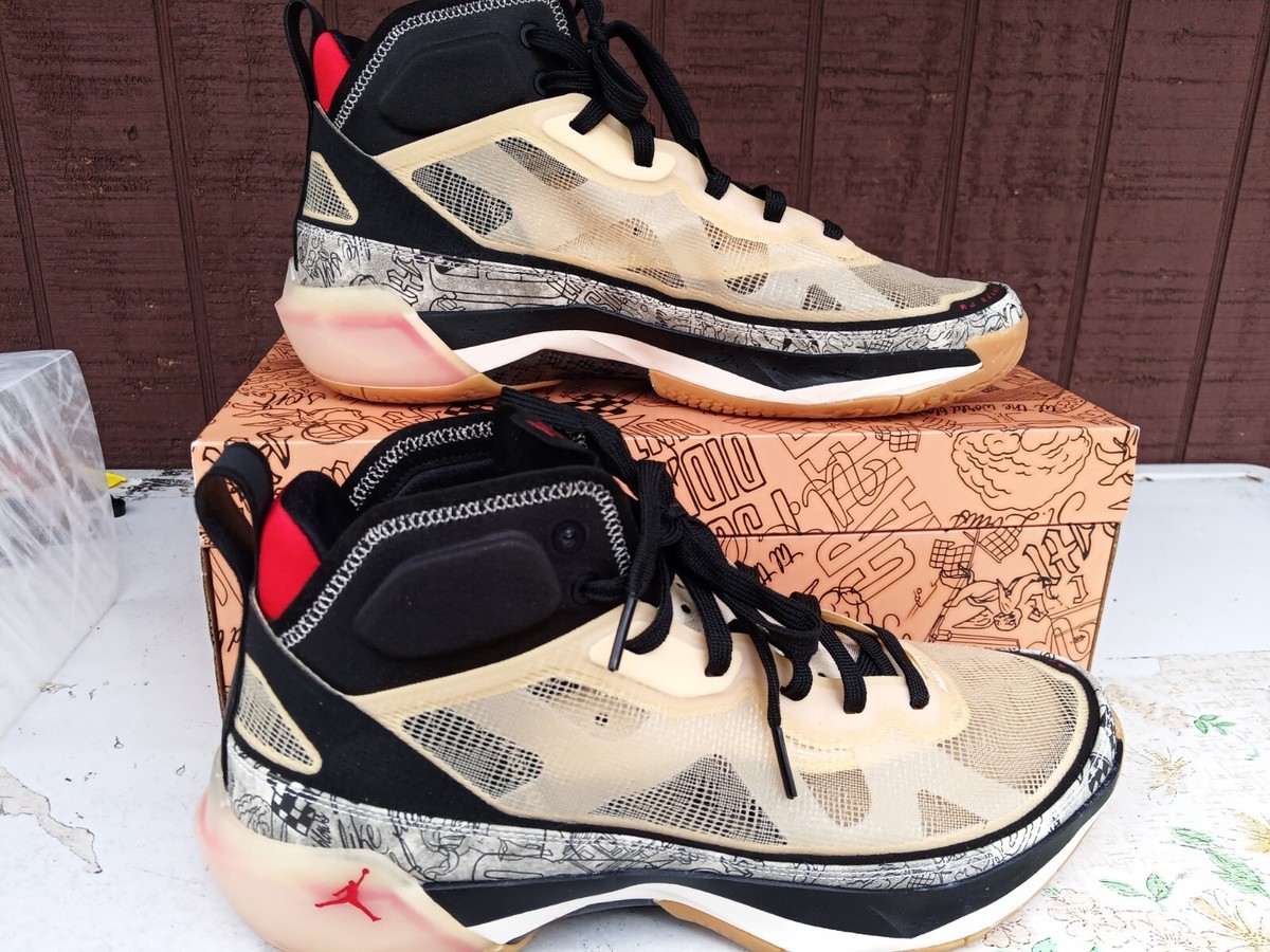 Nike Jordan 37 XXXVII Jayson Tatum Tattoos Beige 2022 DZ0812