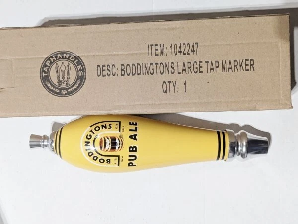 New in Box - Boddingtons Pub Ale England Beer Tap Handle Large - 9 1/2" - Image 2 of 2