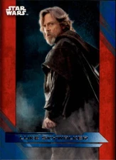 2017 Star Wars The Last Jedi Series One Blue Parallel Singles (Pick Your Cards)