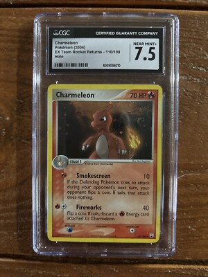 Charmeleon EX Team Rocket Returns 2004 CGC 7.5