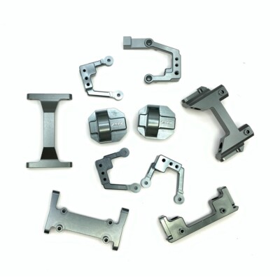STRC Aluminum Option Parts Combo for Associated Element Enduro (Gun Metal)
