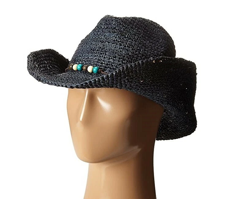 Sombreros para mujer Roxy 178214 cantina rafia paja fedora eclipse talla mediana/grande Foto 2 de 2
