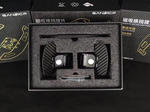 Carbon Fiber Magnetic Steering Wheel Shift Paddle For Audi A6 A7 S6 S7 RS6 RS7 - Picture 7 of 7