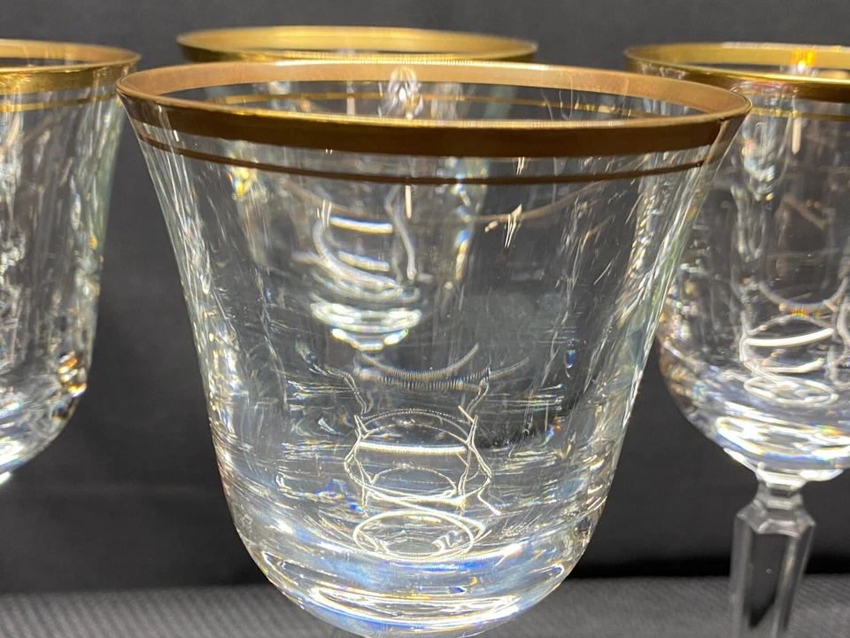 Set of 4 ~ Mikasa "WHEATON" Wine Glasses ~ 8" Tall - Image 4 of 4