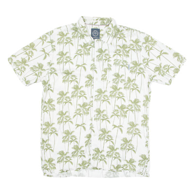 LINDBERGH Herren Hawaiihemd weiß Crazy Pattern L