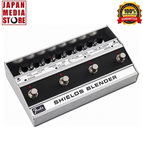 Fender Shields Blender Fuzz Brushed Aluminum Guitar Effects Pedal Brand NEW