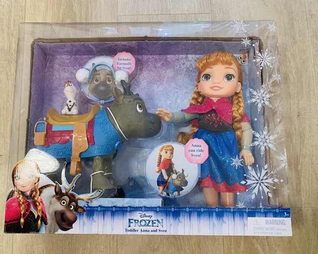 anna and sven toddler doll set