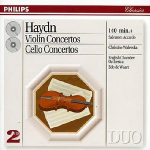 Joseph Haydn Violin/cello Concertos (Accardo/walevska/de Waart) (CD) Album