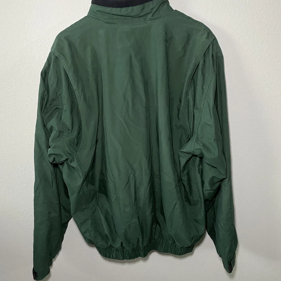 Vintage Antigue Genuine Merch Oakland Athletics A's Jacket Sz L Green - Image 2 of 4