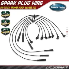7x Spark Plug Wire Sets for Toyota 4Runner Pickup 1991-1995 T100 1993-1994 3.0L