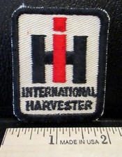  International Harvester IH Trademark Logo Dealer Embroidered Patch cap hat 2"