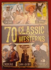 70 Classic Westerns NEW DVD Set Lone Ranger Cisco Kid Shotgun Slade US Marshal