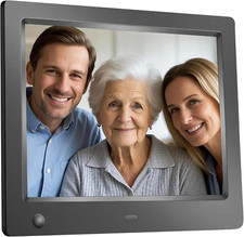 Digital Picture Frame 8 Inch - Digital Photo Frame with Slideshow Electronic Pho