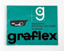 GRAFLEX Rapid-Vance RH/20 Roll Film Holder INSTRUCTION MANUAL USERS GUIDEBOOK
