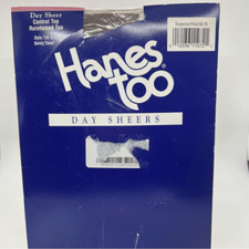 Vtg Pantyhose Vintage Hanes Too Control Top 137 Barely There Size ab