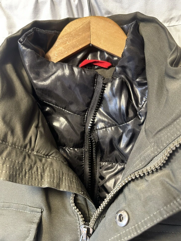 North Sportif Teen Jacket 10/12 Brown Insulated Pockets Skiing Outdoors Winter - Image 4 of 4