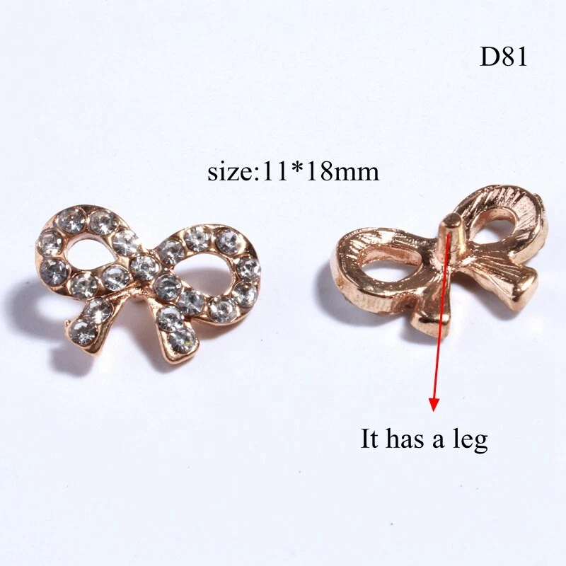 20PCS 11*18MM Newborn Rhinestones Buttons For Wedding Accessories Alloy Crystal - Image 2 of 2