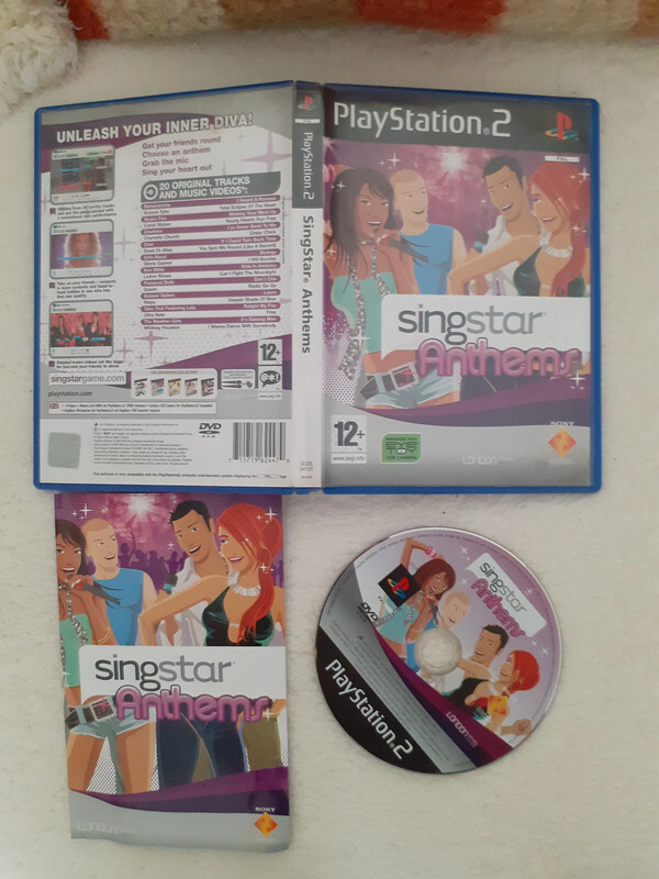 jeux playstation 2 ps2 singstar anthems