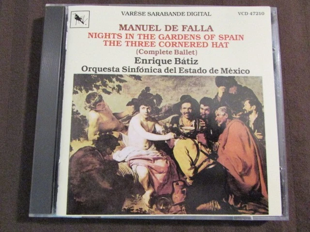 MANUEL DE FALLA NIGHTS IN THE GARDEN OF SPAIN JAPAN CD VCD47210 VARESE SARABANDE Foto 2 de 4
