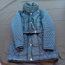 Vera Moda Ludo Navy Blue Quilted Jacket Coat ...