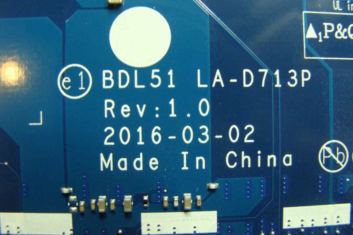 BDL51 LA-D713P for HP Pavilion 15-BA 15Z-BA Laptop Motherboard with A10