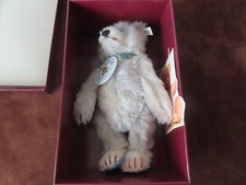 RARE STEIFF 1992 420016 CLUB EDITION TEDDY BABY BLU 28 06858 PEWTER DICKY