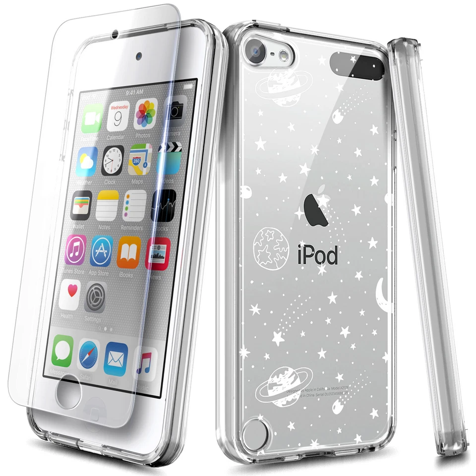 For iPod Touch 5th 6th 7th Gen Case Clear Hard PC Impact Resist Shockproof Cover - Image 2 of 2