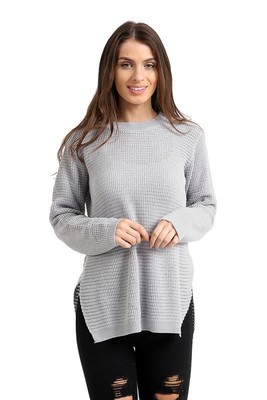 Side Split Jumper Top Sweater | eBay