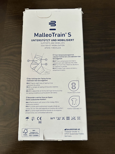Cavigliera Bauerfeind MalleoTrain S nuova taglia 4 - Foto 10 di 10