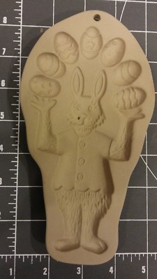Brown Bag Cookie Art Craft paper chocolate Easter Bunny Rabbit Egg Basket  Mold 