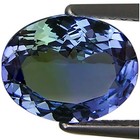 2.28 Ct A Natural D Block Tanzanite Light Violet Green Oval Cut — photo 3
