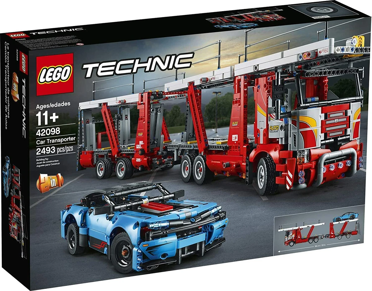 Lego Technic 42098 2 IN 1 CAR TRANSPORTER Truck Show Cars Trailer New Sealed