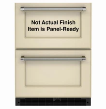KitchenAid 24" Panel-Ready Undercounter Double-Drawer Refrigerator - KUDR204KPA
