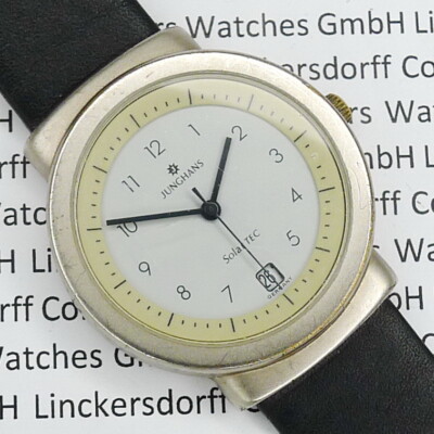 JUNGHANS SolarTEC Quartz Herren Stahl Armbanduhr