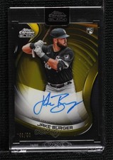 2022 Topps Chrome Black Gold Refractor 43/50 Jake Burger #CBA-JBU Auto 07m7